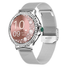 Smart Watch For Lady Women Bluetooth Call 100+Sports Mode Fitness Women DIY Dials With Body/Sleep Monitor For IOS Android Color Silver product